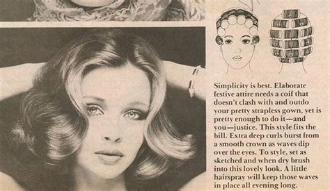 Retro hairstyle with roller setting pattern. | Hair patterns, Hair ...