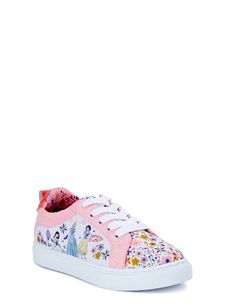 Disney Princess Girl’s Lace Up Sneakers - Walmart.com