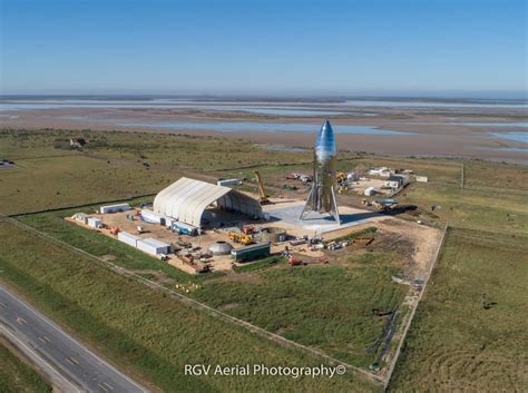 Aerial view of Space X Boca Chica Site. Credit: RGV Aerial Photography ...