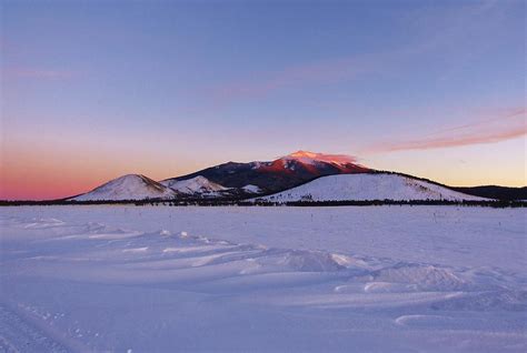 San Francisco Peaks In Winter Photograph by Caroline Haldeman - Fine ...