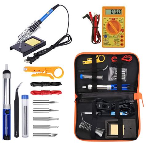 15 in 1 Soldering Iron Kit with Digital Multimeter – Naba Tech Shop