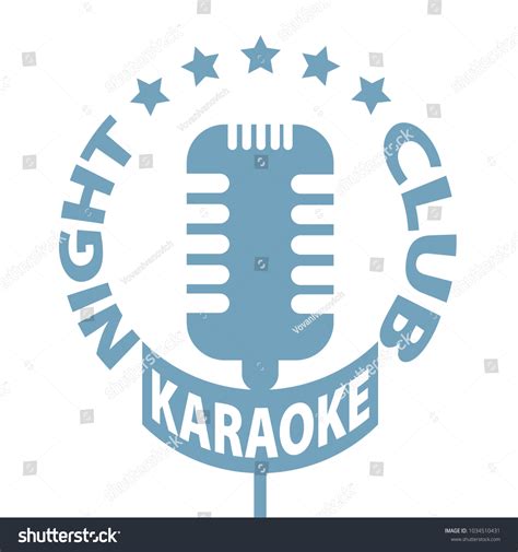 Vintage Microphone Karaoke Premium Quality Bar Stock Vector (Royalty ...