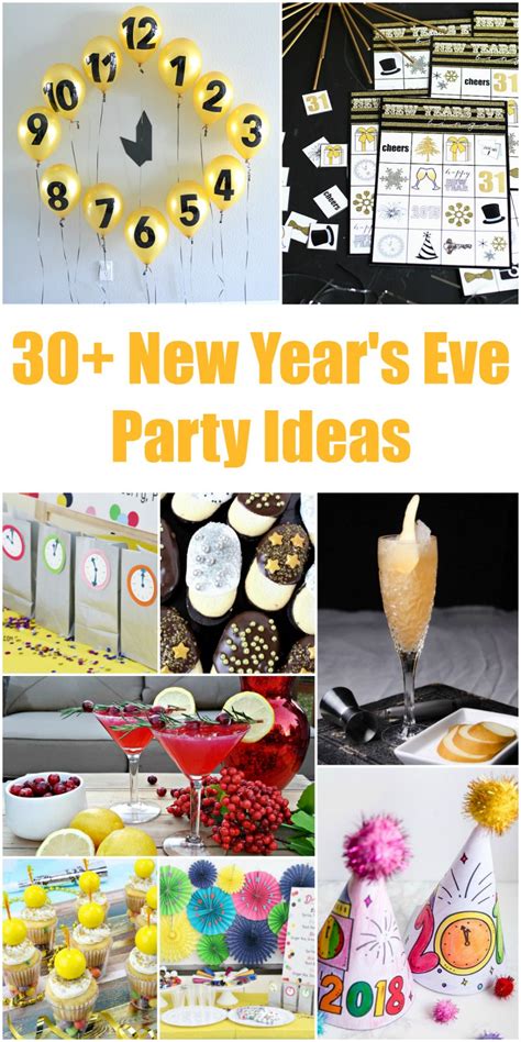 30+ New Year's Eve Party Ideas - A Spectacled Owl