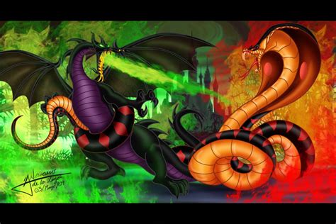 Epic Disney Fanart: Maleficent vs Jafar!