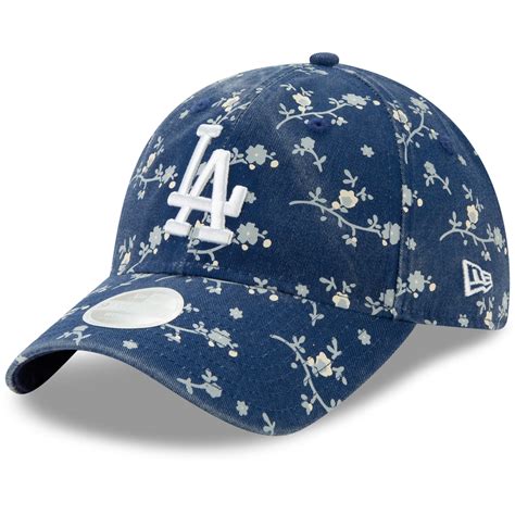 Los Angeles Dodgers New Era Women's Blossom Floral 9TWENTY Adjustable Hat - Royal