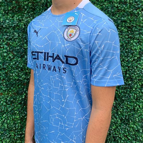 Manchester City Home Soccer Jersey 2021 SUMMER SALE | Etsy