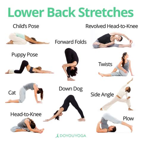 Lower back yoga stretches | Estiramientos de yoga, Ejercicios ...