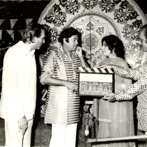 BombayBasanti on Instagram: “Sanjeev Kumar and Vidya Sinha with director B R Chopra during ...