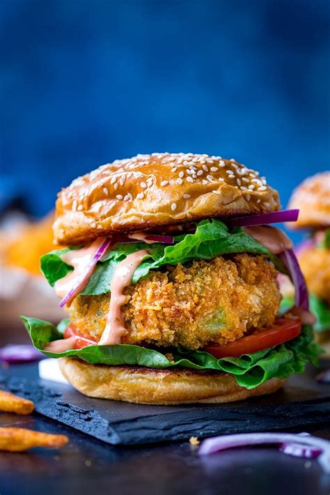 Cheesy Veggie Burgers - Nicky's Kitchen Sanctuary