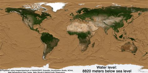 Apocalyptic Nasa animation of Earth's oceans draining away reveals hidden story of humanity ...
