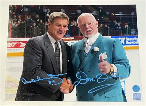 Lot Detail - Bobby Orr & Don Cherry Boston Bruins Legends Dual Signed 11x14 Photo