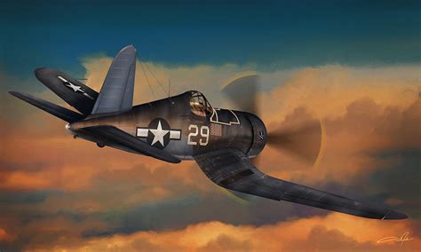 F4u Corsair Painting at PaintingValley.com | Explore collection of F4u ...