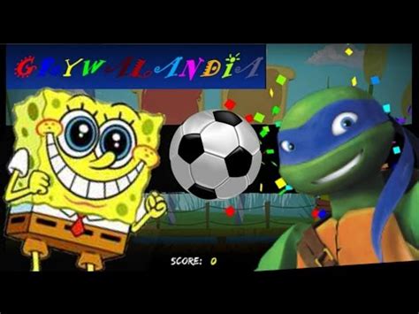 SpongeBob - football match - Nick Soccer Stars Game - YouTube