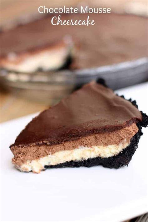 Chocolate Mousse Cheesecake - Tastes Better From Scratch