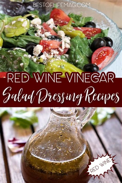 Red Wine Vinegar Salad Dressing Recipes - Best of Life Magazine