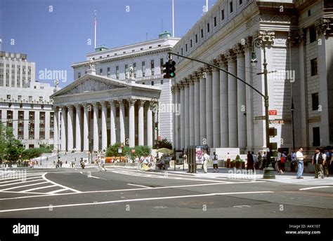 New York City Federal Courthouse Lower Manhattan NYC Stock Photo - Alamy