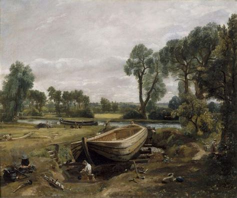 Boat-Building near Flatford Mill | Constable, John (RA) | V&A Explore The Collections