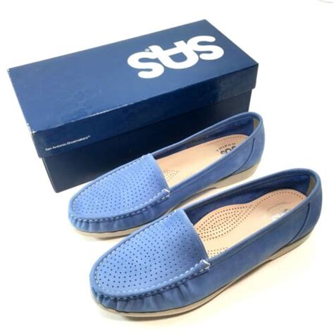 SAS San Antonio Shoes Savvy Denim Blue Loafers Flats Shoes Women's US 11 W | eBay