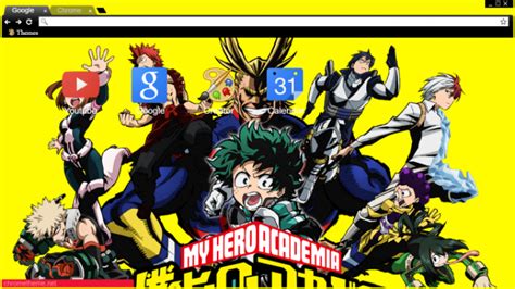 My Hero Academia Chrome Theme - ThemeBeta