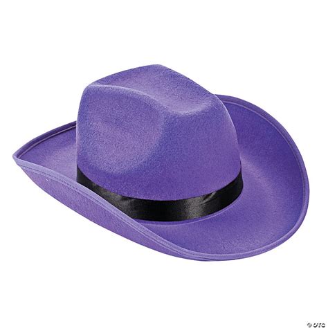 Adult's Purple Cowboy Hat