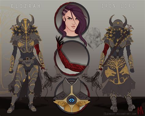 ArtStation - Elizrah, Iron Lord Character Reference Sheet