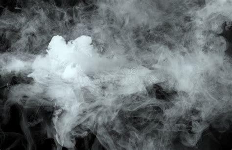 Abstract Black Background of Smoke or Fog Cloud on Isolated Black Background Stock Image - Image ...