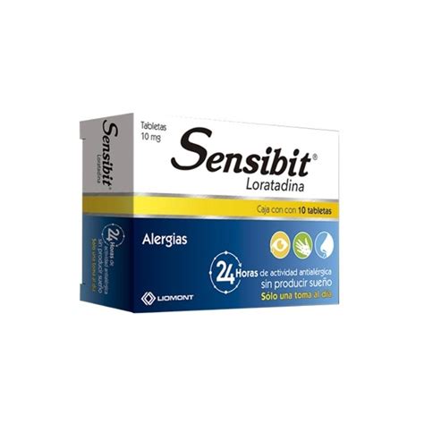 SENSIBIT (LORATADINA) 10MG 10 TABLETAS - MEXIPHARMACY - FARMACIA ONLINE EN MEXICO DE ...