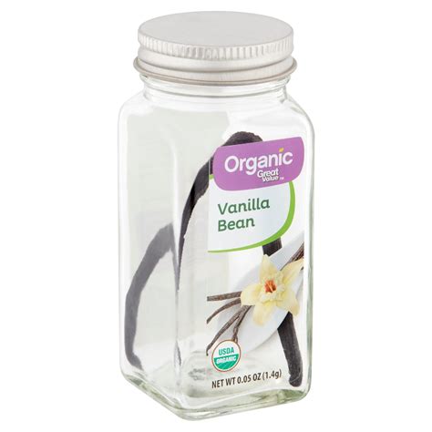 Great Value Organic Vanilla Bean, 0.05 oz - Walmart.com - Walmart.com