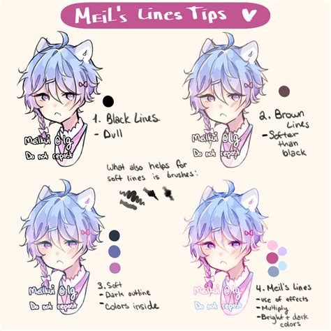 Lineart Tips by Aokanio on DeviantArt