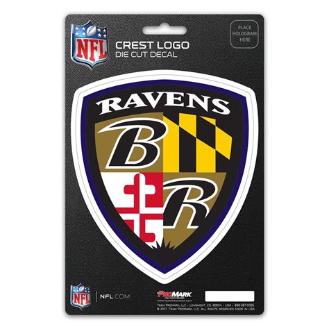 Baltimore Ravens Crest Logo Shield Decal