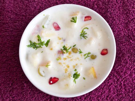 Fruit Raita Recipe - Best, Easy & Healthy Mixed Fruits with Curd