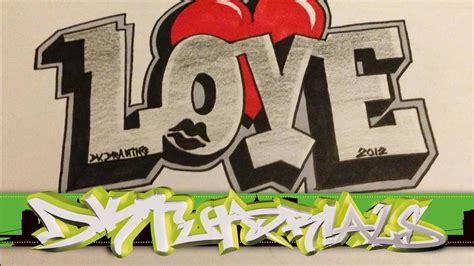 Baru 60+ Tulisan I Love U Grafiti, Gambar Ilove You