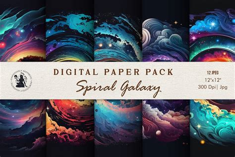 Watercolor Spiral Galaxy | Background Graphics ~ Creative Market