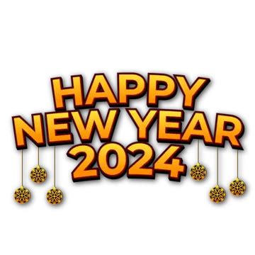 Happy New Year 2024 PNG Transparent Images Free Download | Vector Files | Pngtree