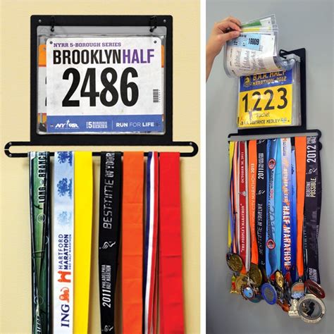 12 Gifts for Runners: Day 6- Race Bib Displays | Race bibs, Race bib display, Medal display