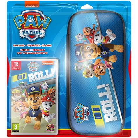 Paw Patrol: On A Roll with Travel Case Bundle (Nintendo Switch ...