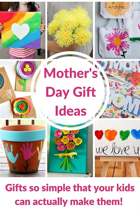 Mother's Day Gift Ideas for Kids - these are DIY crafts that your kids ...