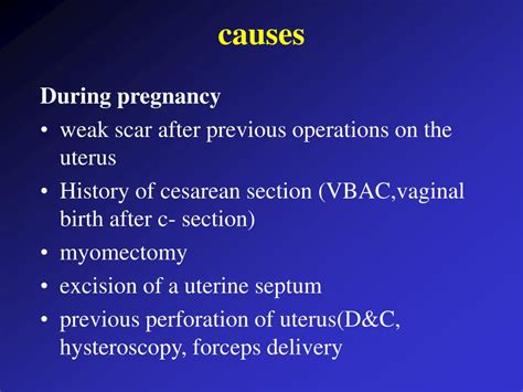 PPT - Rupture of uterus 子宫破裂 PowerPoint Presentation - ID:462827