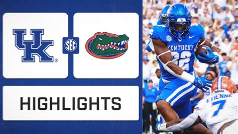 SEC Football: Florida at Kentucky Highlights - Win Big Sports