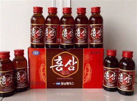 Nước Hồng Sâm Hàn Quốc Gold 100ml x 10 chai