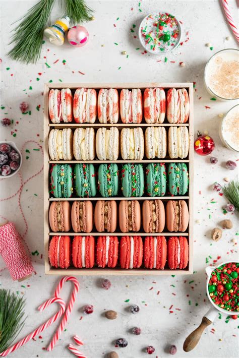 Christmas Macaron Box - Five Holiday Flavours - Cloudy Kitchen