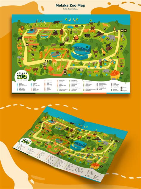 Zoo Melacca | Illustration Map :: Behance