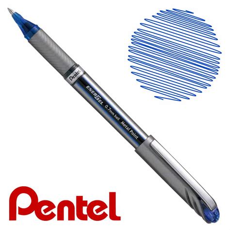 Bolígrafo Gel Pentel EnerGel 0.7 mm BL27 Azul - Librería IRBE Bolivia