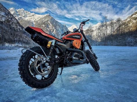 Harley Street Rods Take on Ice Racing at Snowquake - Harley Davidson Forums