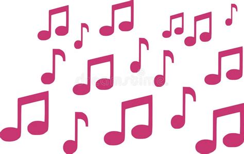 Pink Music Notes Wallpaper