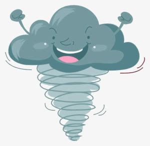 Cartoon Tornado - Typhoon Clip Art PNG Image | Transparent PNG Free Download on SeekPNG