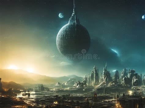 Alien Planet Fantasy Sci Fi Background Series 1 of 155 Stock ...