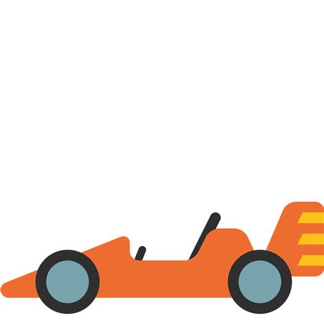 Racing car emoji clipart. Free download transparent .PNG | Creazilla