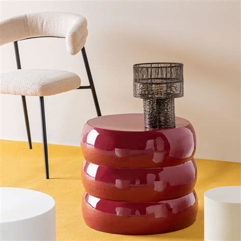 Round Metal Side Table (Ø48 cm) Tita - themasie.com