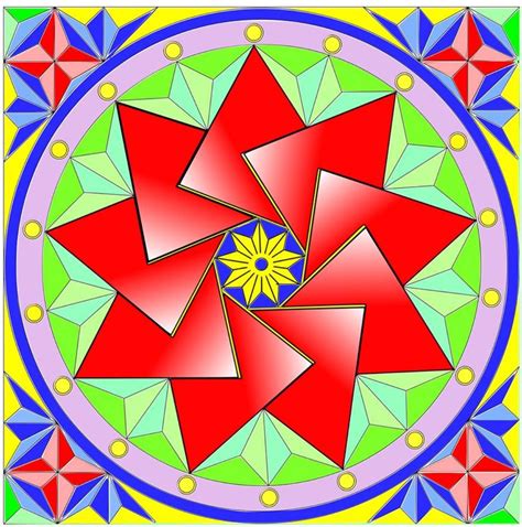 9 pointed star--material clairvoyance in..... | Rangoli borders, Bahai faith, Sacred space